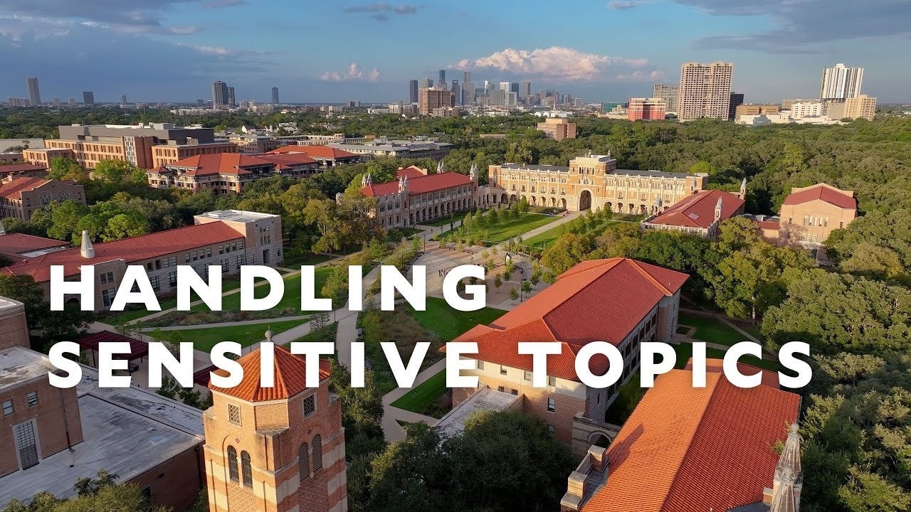 Financial Aid: Handling Sensitive Topics